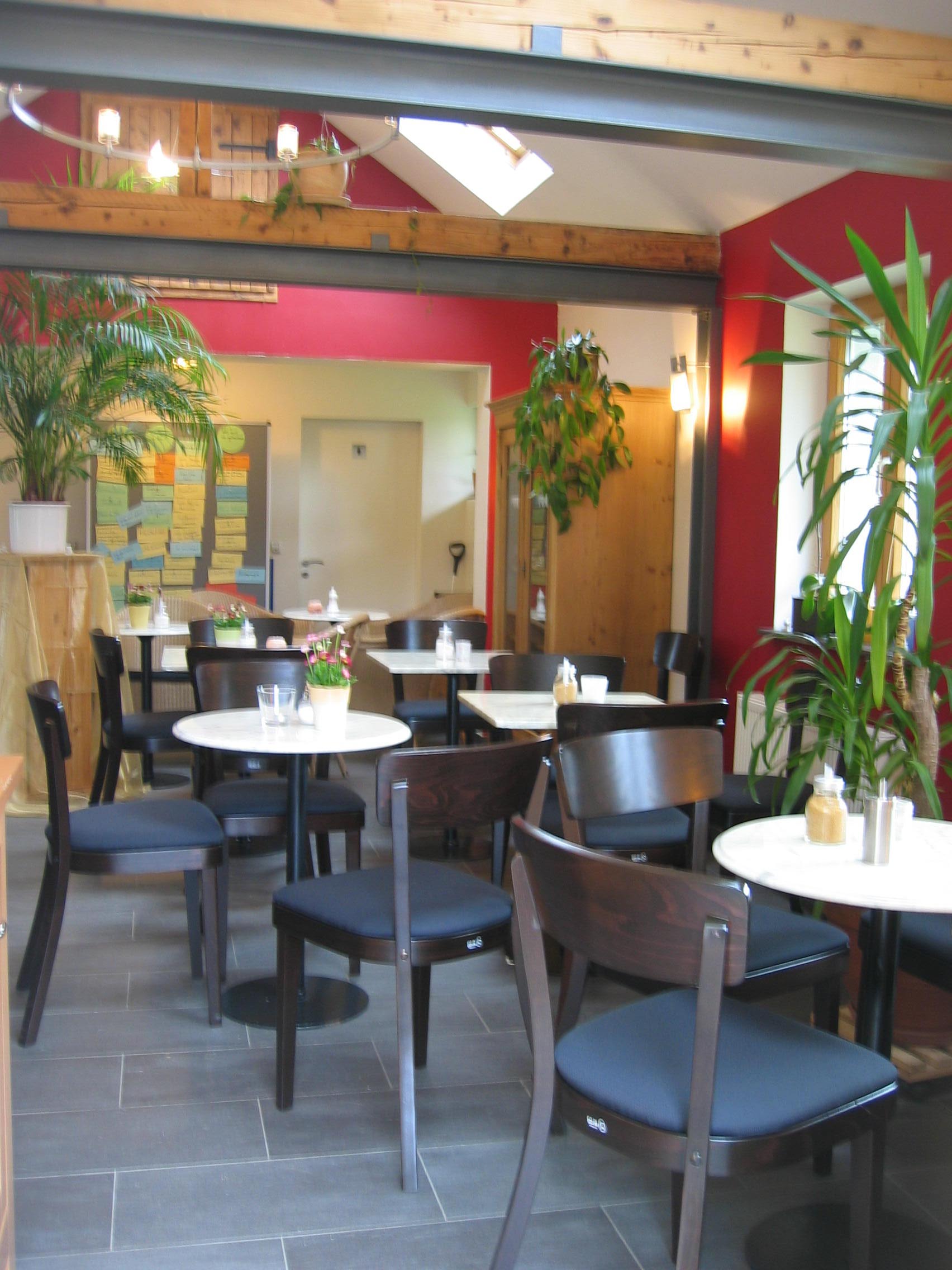 Cafe innen nach Seminar